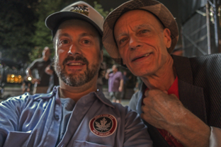 Drummer John Vidacovich and drum technician David Bullis Selfie Photoghraph